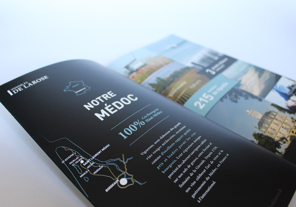Page de présentation de la région du Médoc